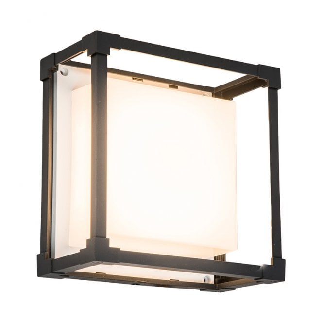 Edit Lighting Edit Tinos LED Outdoor Flush Wall Light - Dark Grey