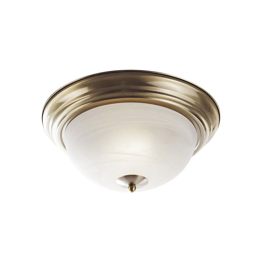 Edit Lighting Edit Top 2 Light Flush Ceiling Fitting in Bronze Finish ...