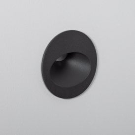 Edit Town Outdoor Recessed 3W Cool White LED Outdoor Wall Light In Grey Finish