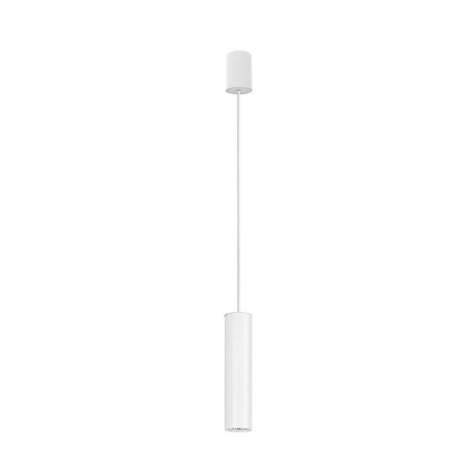 Edit Lighting Edit Tube Ceiling Pendant Light In White Finish