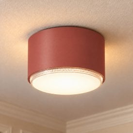 Edit Tubo Flush Ceiling Light - Red
