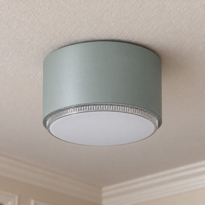 Edit Lighting Edit Tubo Flush Ceiling Light - Sage