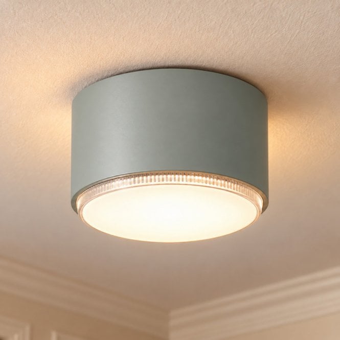 Edit Lighting Edit Tubo Flush Ceiling Light - Sage