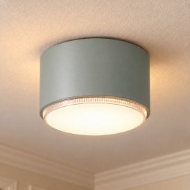Edit Tubo Flush Ceiling Light - Sage