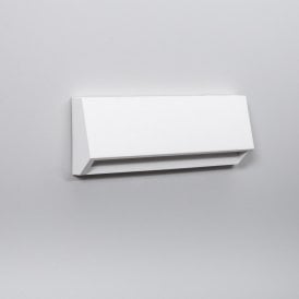 Edit Tunez 3W Cool White LED Flush Outdoor Wall Light In White Finish