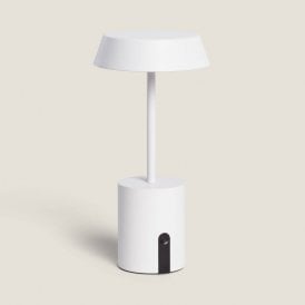 Edit Ula USB Rechargeable LED Outdoor Table Lamp - White