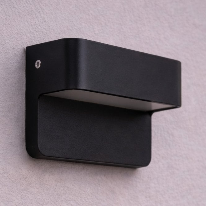 Edit Lighting Edit Verdi LED Square Outdoor Wall Light - Black