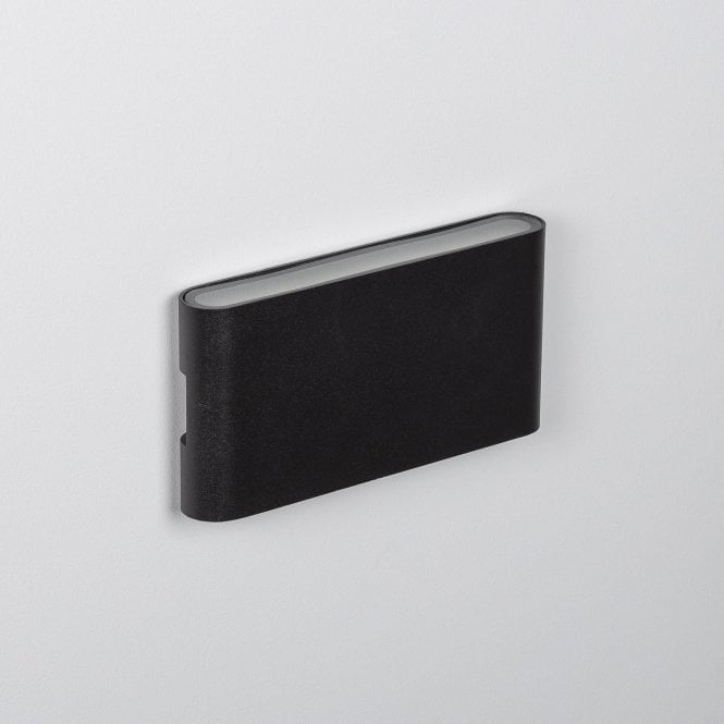 Edit Lighting Edit Vesta LED Outdoor Flush Up & Down Wall Light in Black Finish
