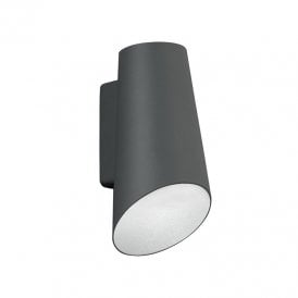 Edit Vista LED Outdoor Wall Light In Dark Grey Finish