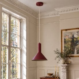 Edit Vitrum Ceiling Pendant Light - Burgundy