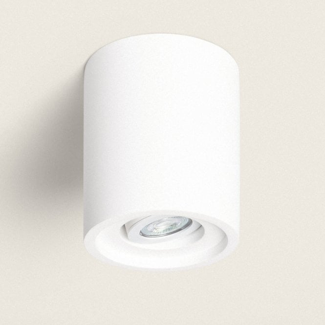 Edit Lighting Edit Vulni Adjustable Plaster Ceiling Spotlight - White