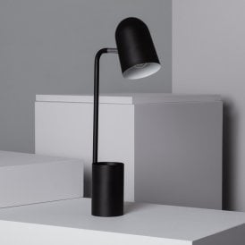 Edit Waal Single Light Table Lamp In Black Finish