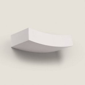 Edit Xirma Plaster Uplighter Wall Light - White