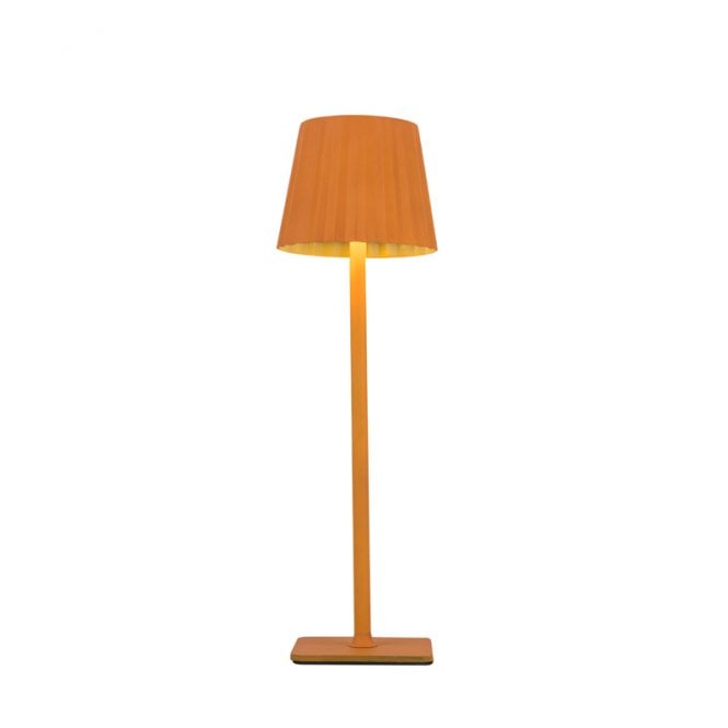 Edit Lighting Gloss USB Rechargeable LED Touch Table Lamp - Orange
