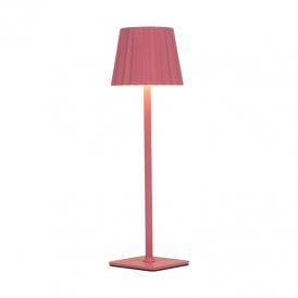 Gloss USB Rechargeable LED Touch Table Lamp - Pink