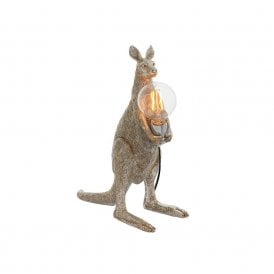 Kayla Single Light Table Lamp in Vintage Silver Finish