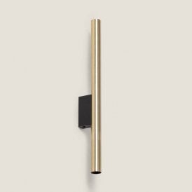 Kew Single Light Flush Wall Fitting - Gold