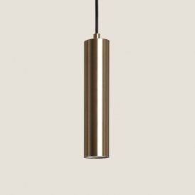 Kew Small Ceiling Pendant Light - Brass