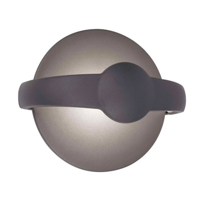 Edit Lighting Mayorka LED Outdoor Flush Light In Dark Grey Finish