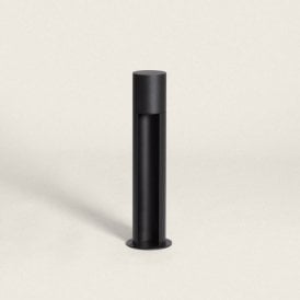 Nervik 400 Outdoor Bollard Light In Sand Black Finish