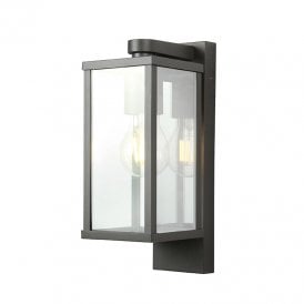 Nora Outdoor Lantern Wall Light In Black Finish