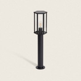 Olive 650 Outdoor Bollard Light In Black Finish