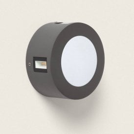 Onyx LED Outdoor Flush Light - Black
