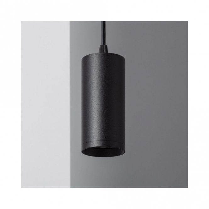 Edit Lighting Quartz Single Light Ceiling Pendant Light in Black Finish