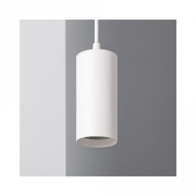 Edit Lighting Quartz Single Light Ceiling Pendant Light in White Finish