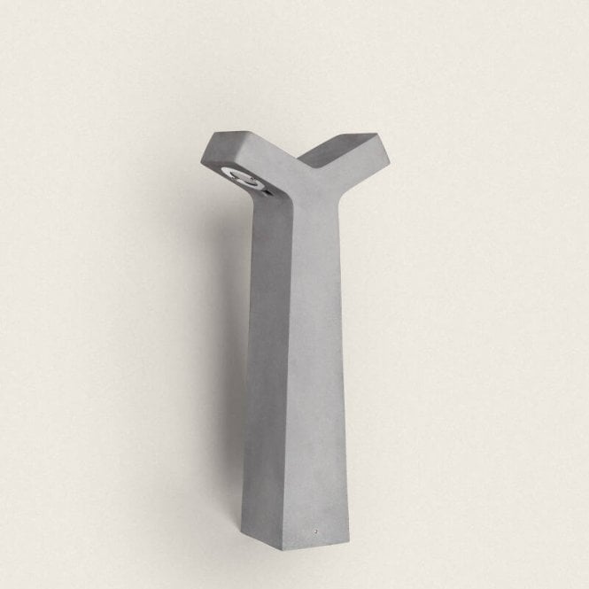Edit Lighting Quiral 700 LED Outdoor Bollard Light In Concrete Finish