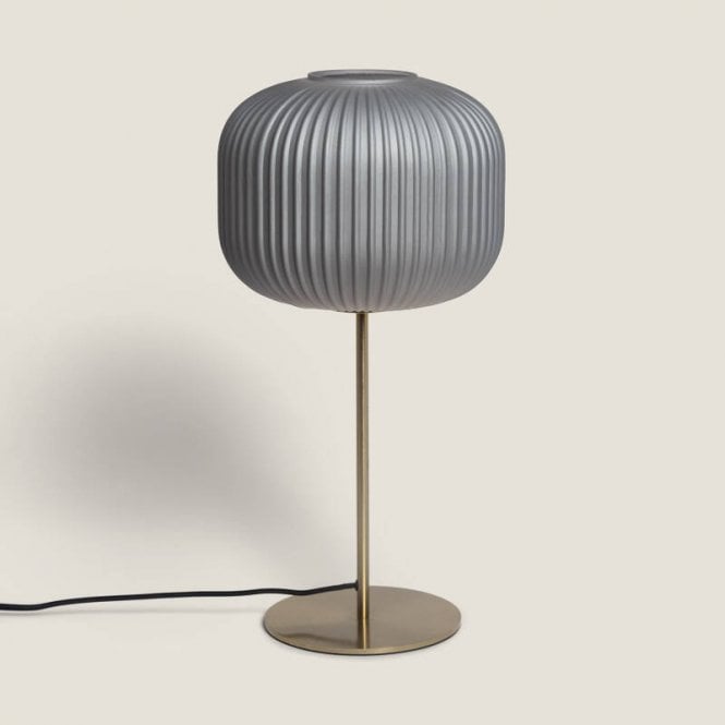 Edit Lighting Spitalfields Single Light Glass Table Lamp - Brass