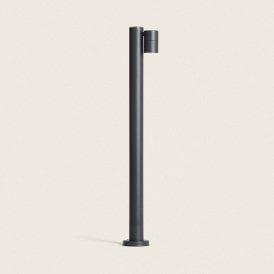 Stone Outdoor Single Light Post Fitting in Anthracite Finish