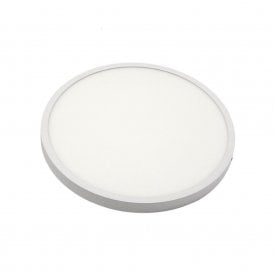 Superslim Colour Selectable LED Flush Ceiling Fitting in White Finish