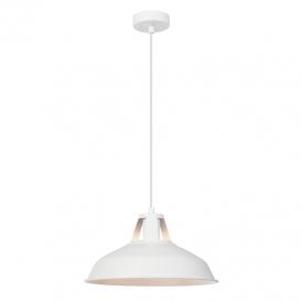 Velma Ceiling Pendant Light - White