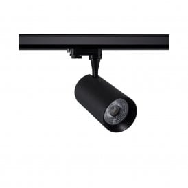 Vulcan 30W Cool White LED 3 Circuit Track Light in Black Finish