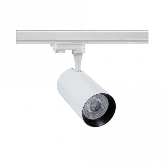 Edit Lighting Vulcan 30W Warm White LED 3 Circuit Track Light in White Finish