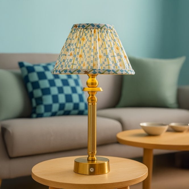 Edit Lighting Wisteria Agatha USB Rechargeable LED Touch Table Lamp - Gold