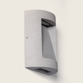 Zalix LED Outdoor Flush Light In Concrete Finish