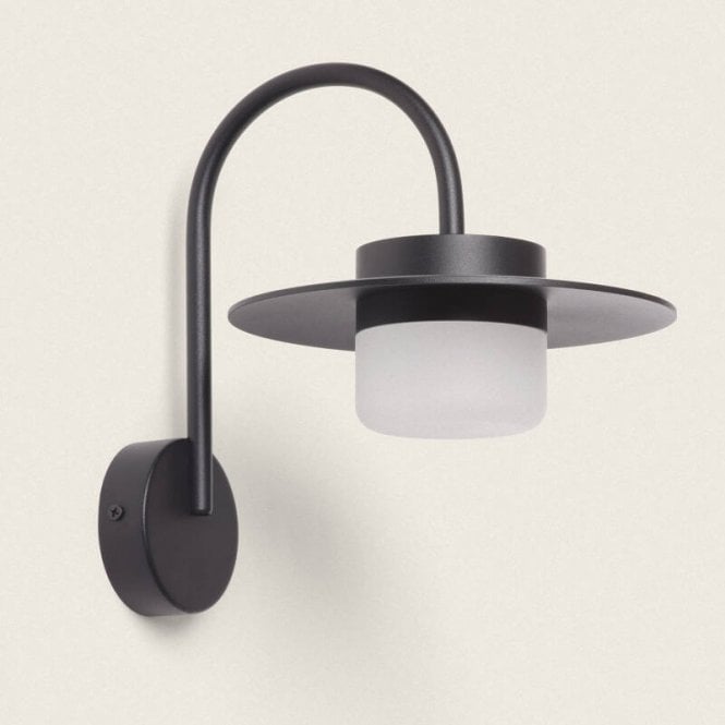 Edit Lighting Ziapka LED Outdoor Wall Light In Sand Black Finish