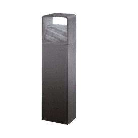 Eglo Doninni 1 LED Outdoor Pedestal Light In Anthracite Finish