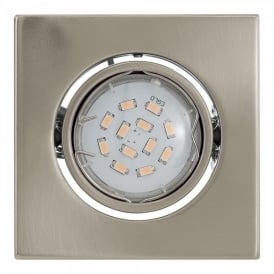 Eglo Igoa Single Light Recessed Ceiling Fitting In Satin Nickel Finish