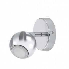 Eglo Sancho 1 LED Single Light Spotlight Fitting In Polished Chrome Finish