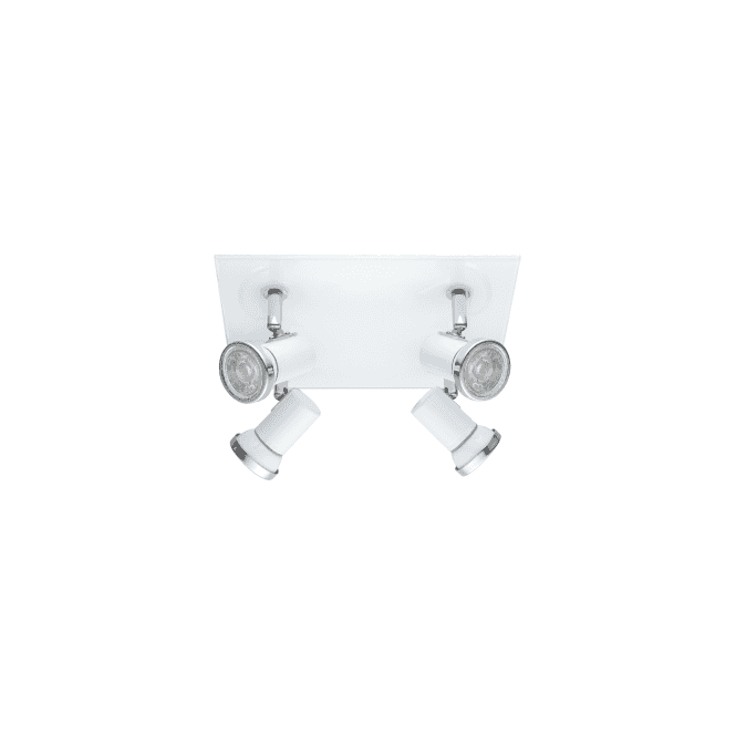 thumbnail image 2 of Eglo Lighting Four Track Light - Modern Chrome Finish Contemporary Design 2 of 12
