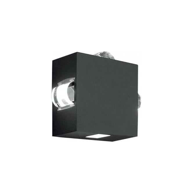 Graphite Light Fitting Elstead Lighting AGNER 4W Agner Large 4 Light External LED Wall Fitting ...