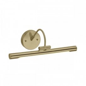 Elstead Alton Small Integrated LED Picture Light in Brushed Brass Finish