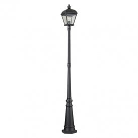 Elstead Bayview Single Light Lamp Post In Black Finish