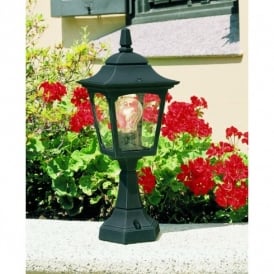 Elstead Chapel Mini Black Outdoor Pedestal Light