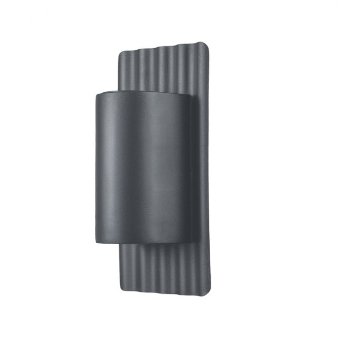 Elstead Lighting Elstead Dali 2 Light Outdoor Wall Flush Fitting In Grey Finish