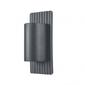 Elstead Dali 2 Light Outdoor Wall Flush Fitting In Grey Finish