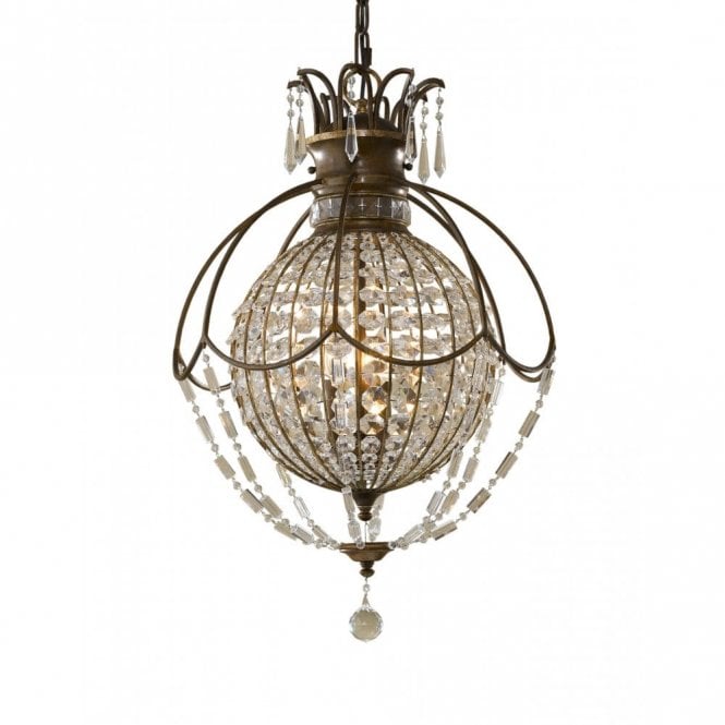 Elstead Lighting Elstead Feiss Bellini 3 Light Ceiling Pendant in Oxidised and British Bronze Finishes